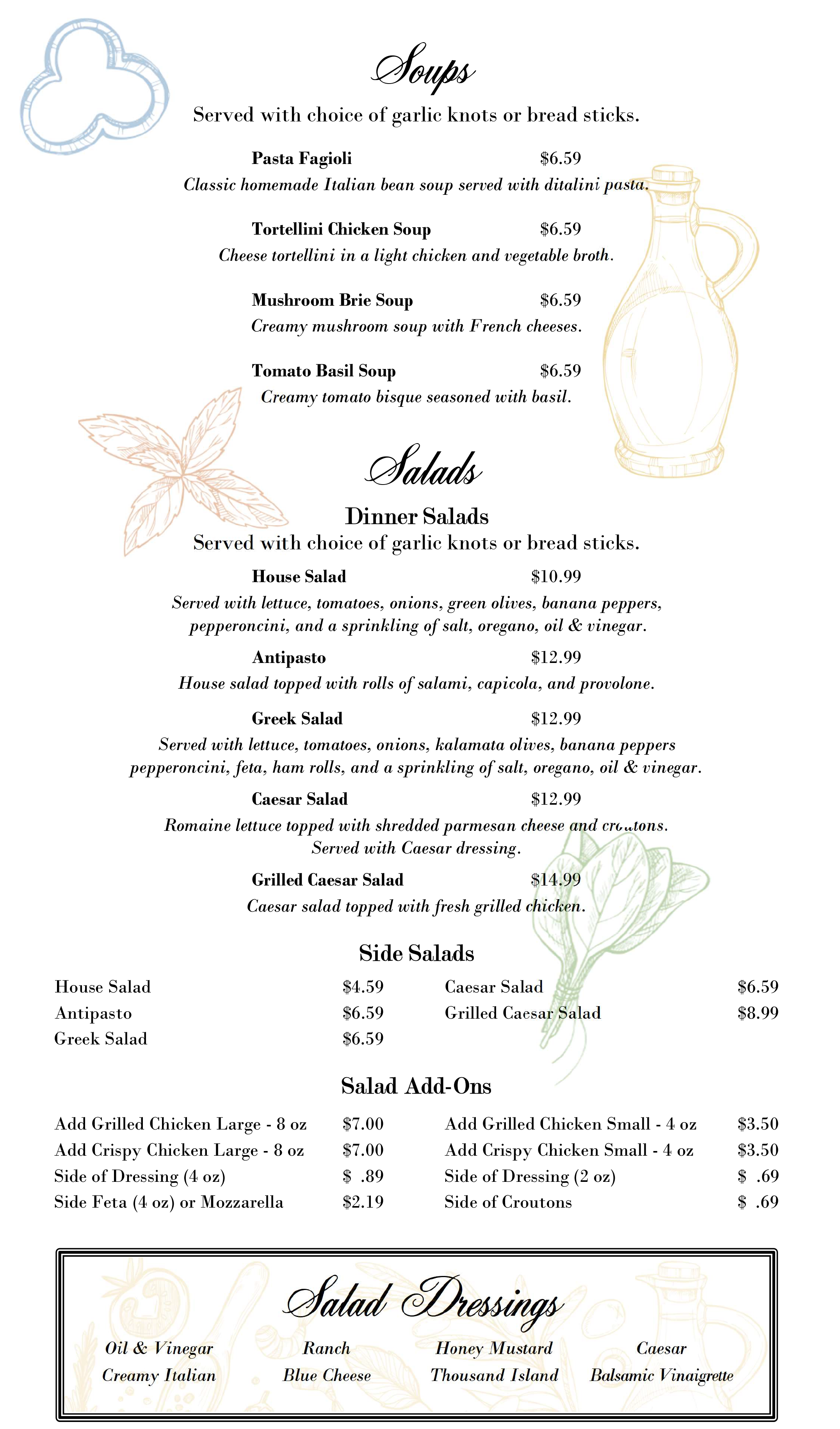 Soup & Salads
